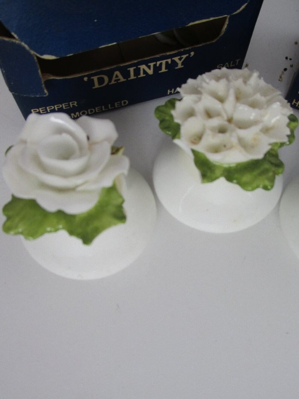 antique floral shaker sets